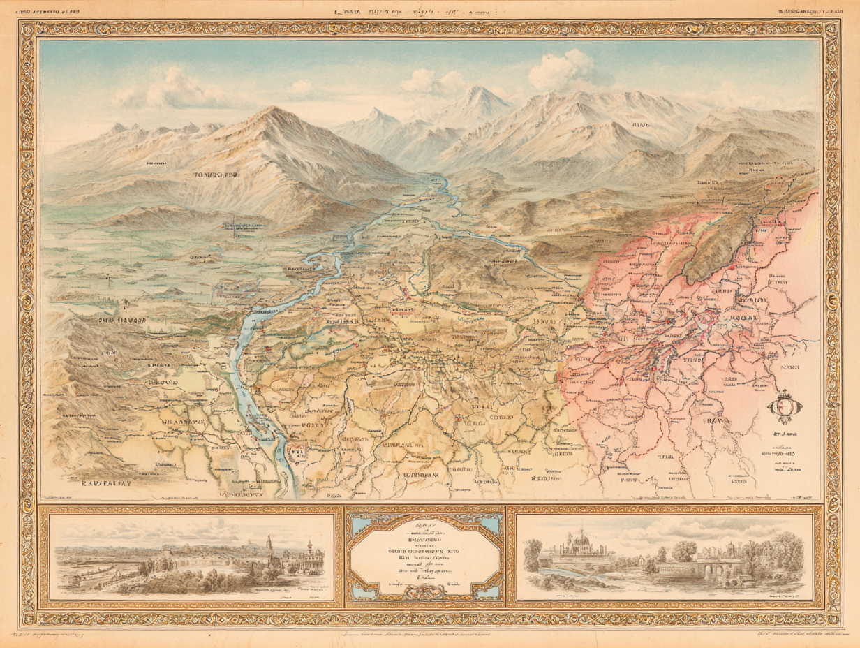 A Victorian connoisseur's portfolio on the central Persian court workshops — Isfahan / Kashan / Nain / Qum